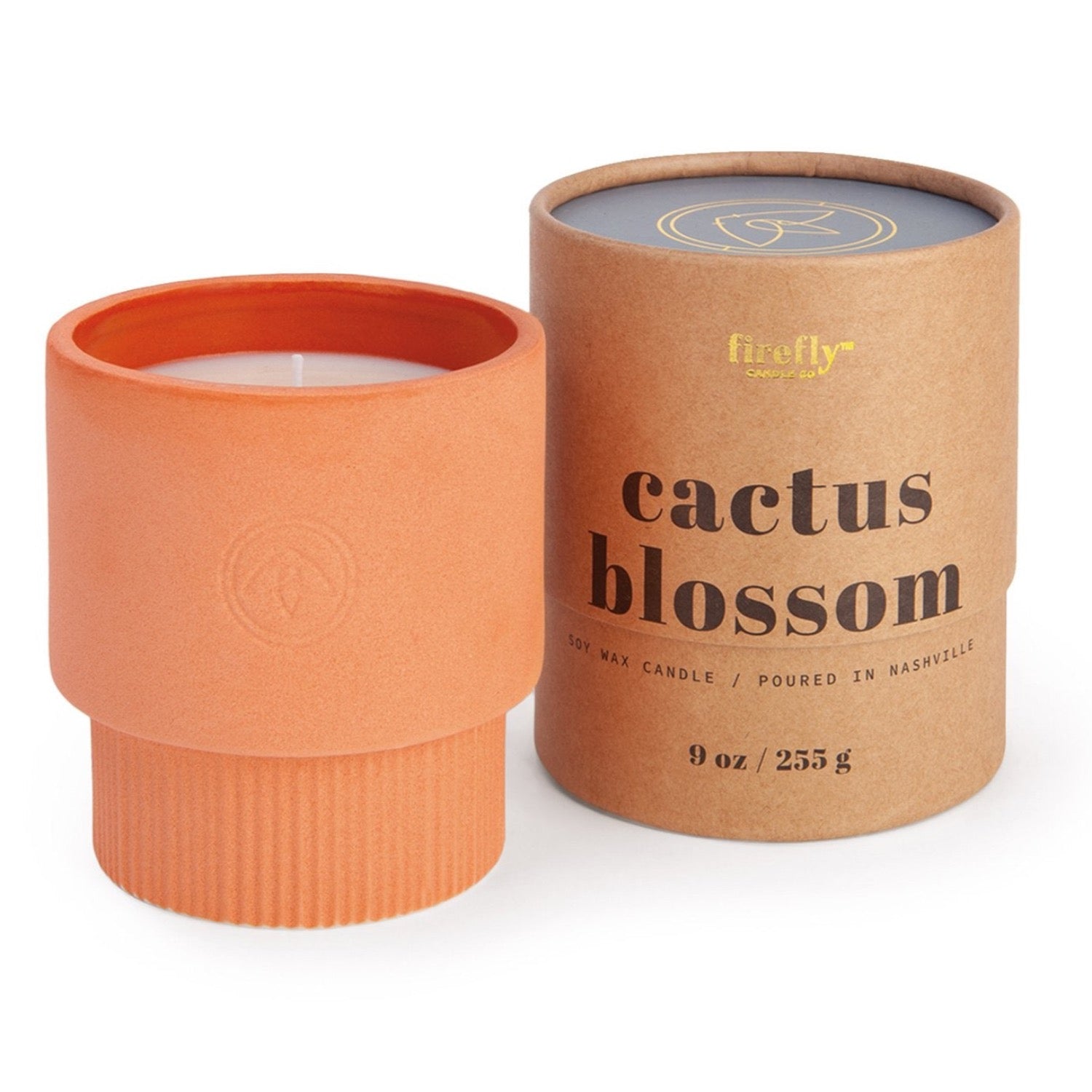Cactus Flower 8 oz Modern Candle – Wax & Wane Candles