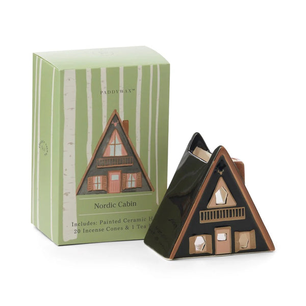 Paddywax - Nordic Cabin Style Incense & Tea Light Holder