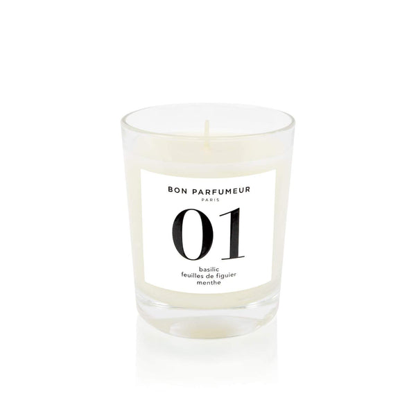 Bon Parfumeur - Candle 01 - Basil, Fig leaves and Mint