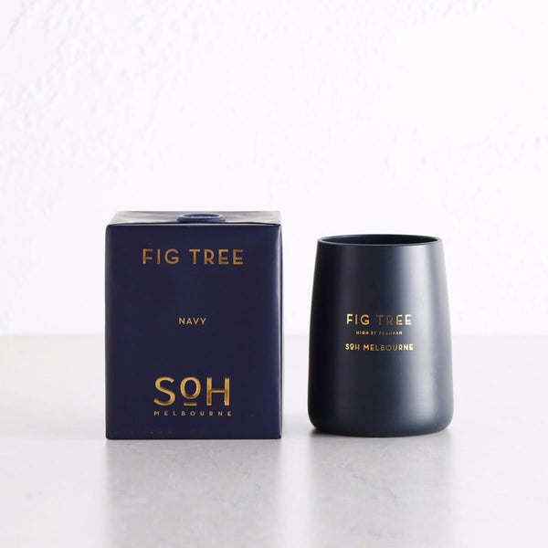 SOH Melbourne - Fig Tree Navy Matte Glass