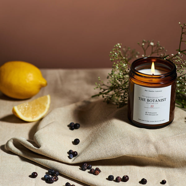 The Botanist Gin candle